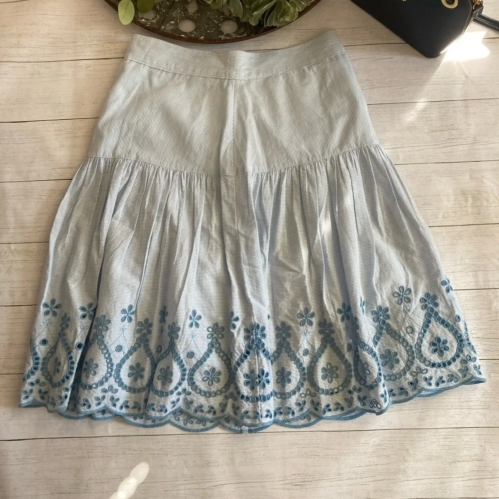 Draper James Embroidered Skirt